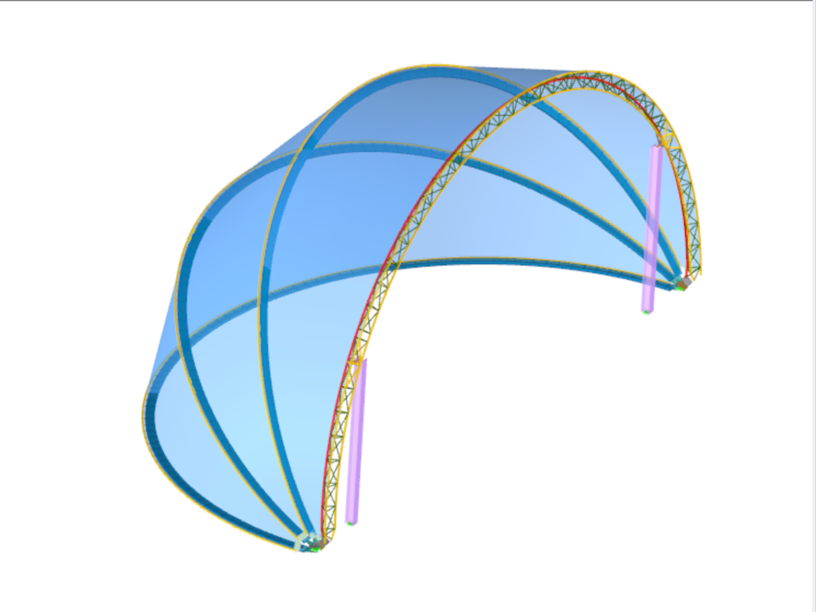 Retractable Steel-Tensile Dome with Diameter of 65.6 ft