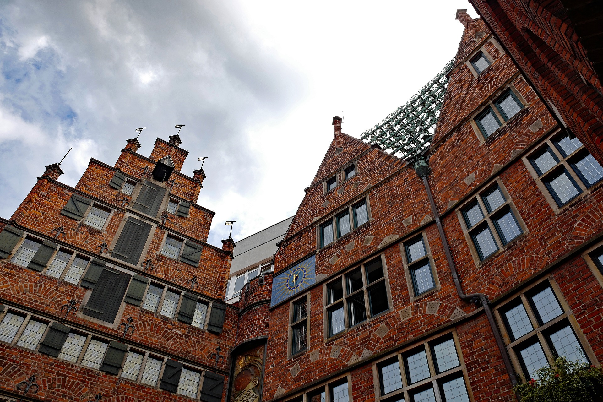 Brick Expressionism in Böttcherstrasse (Bremen, Germany)