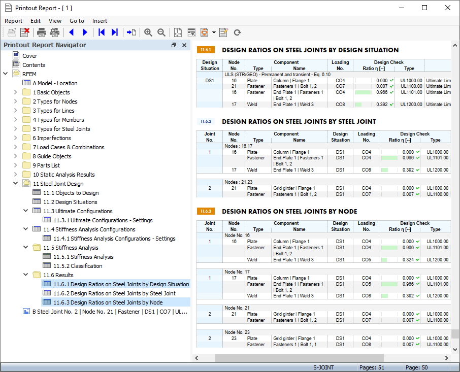 Printout Report Featuring Extra Chapters