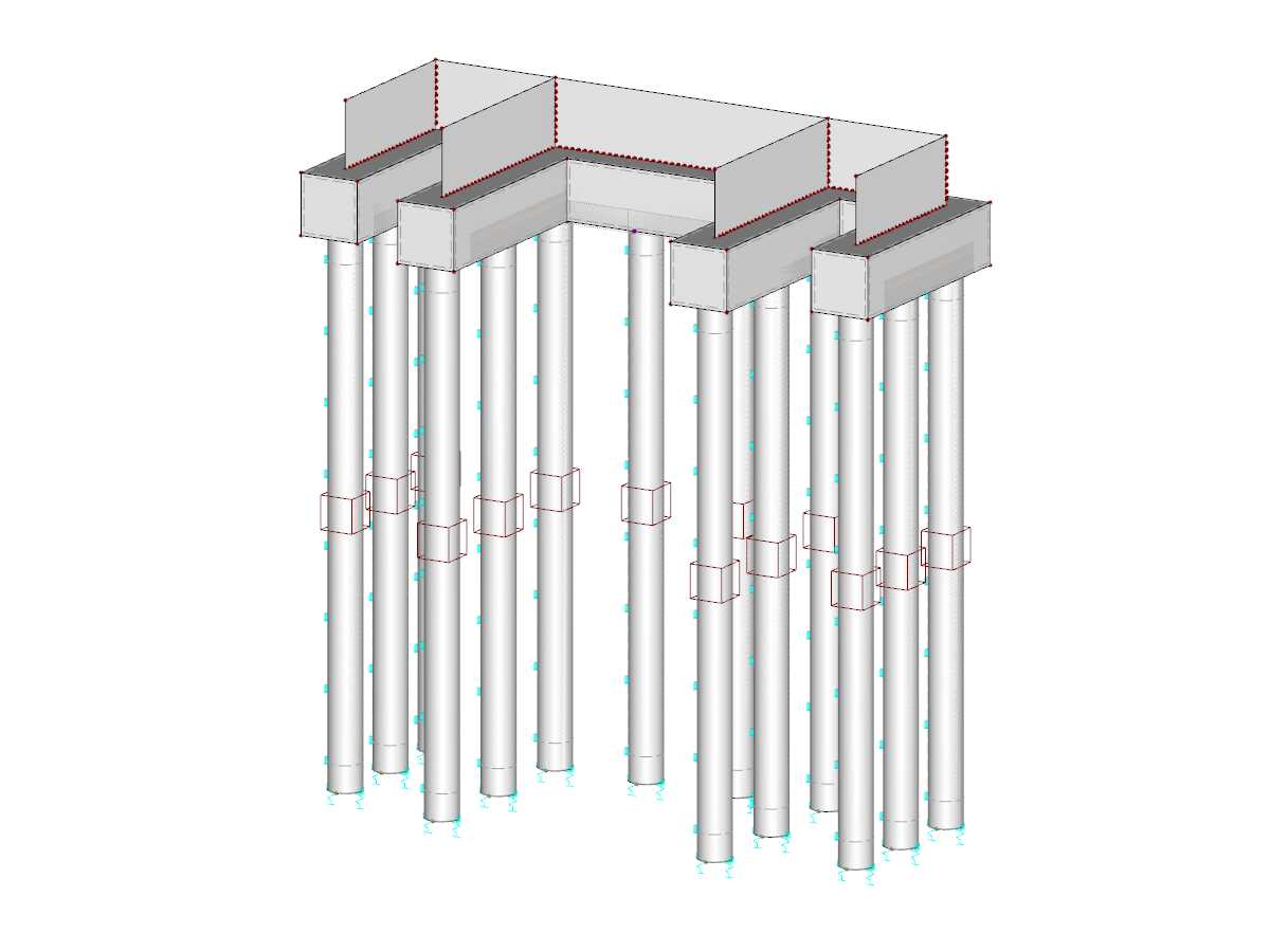 Pile Head for Elevator Foundation