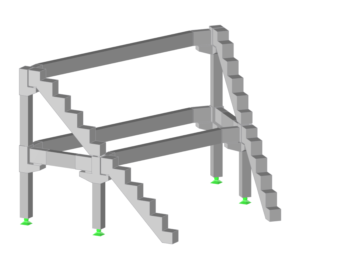 Model 004253 | Curved Bleachers