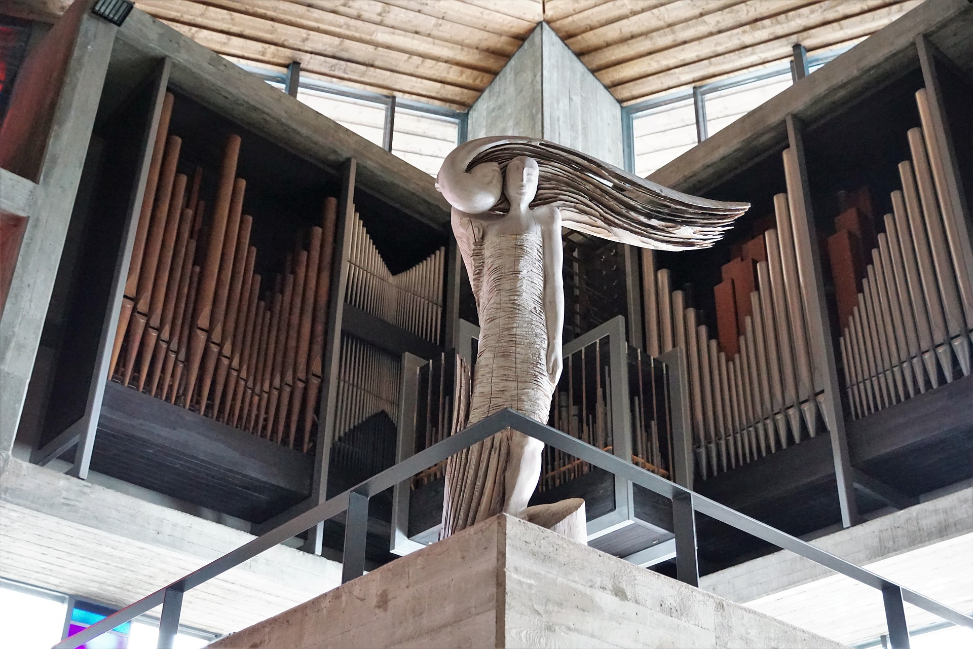 Interior Space in Feldberg Church: Continuation of Brutalism as Architectural Style