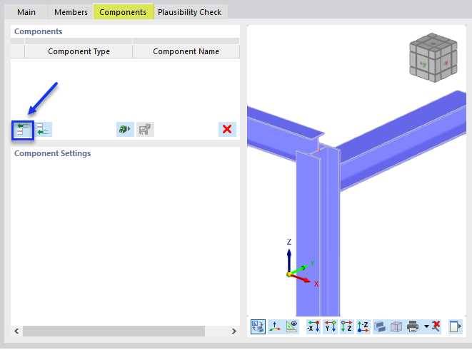 Inserting New Component