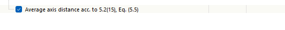Average Axis Distance