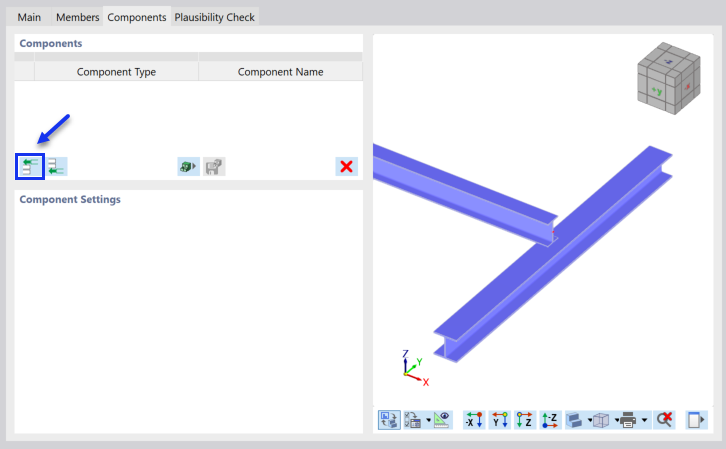 Inserting New Component