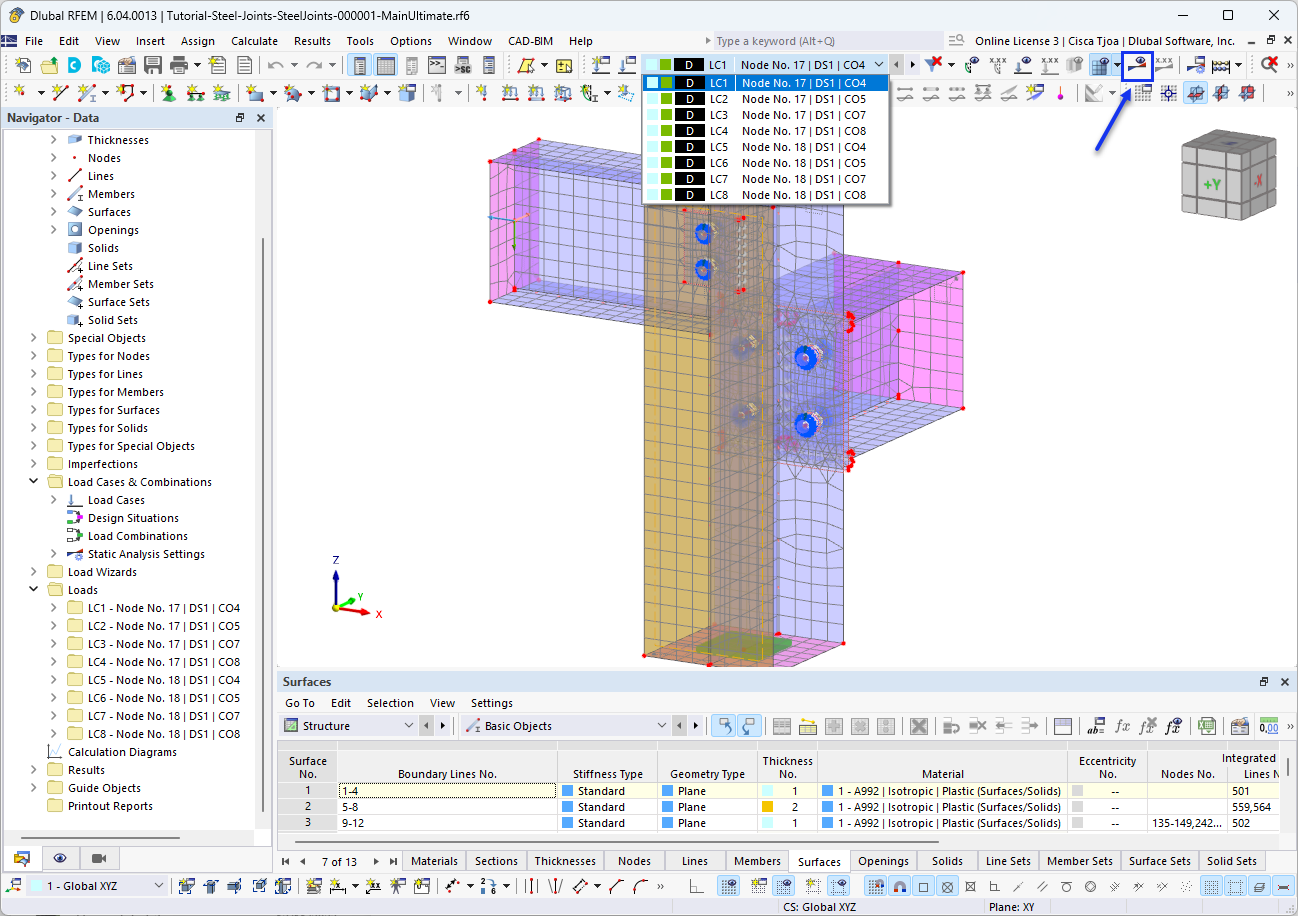 Starting Calculation of Substitute Model