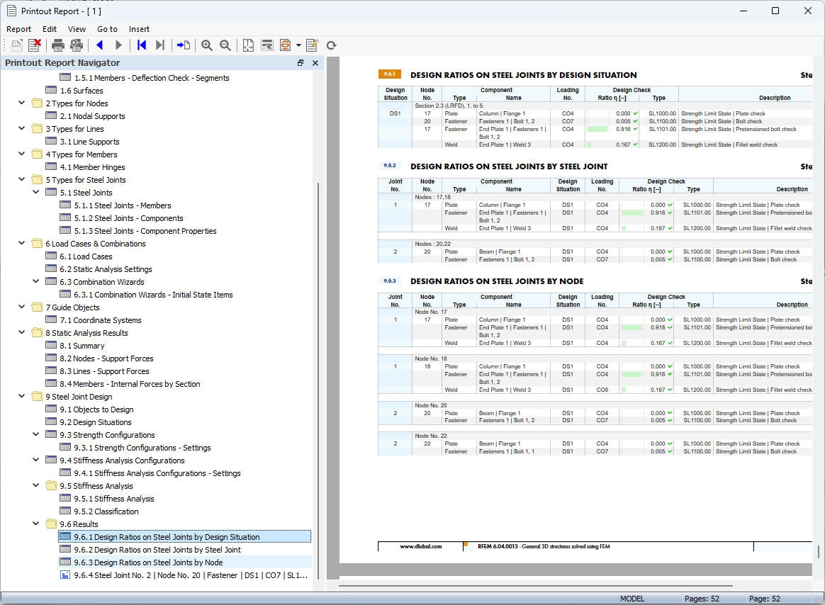 Printout Report Featuring Extra Chapters