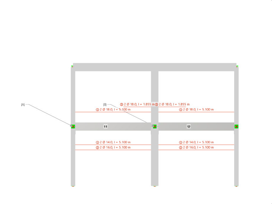 Verification Example 1027 | Capacity Design Values of Shear Forces on Beams