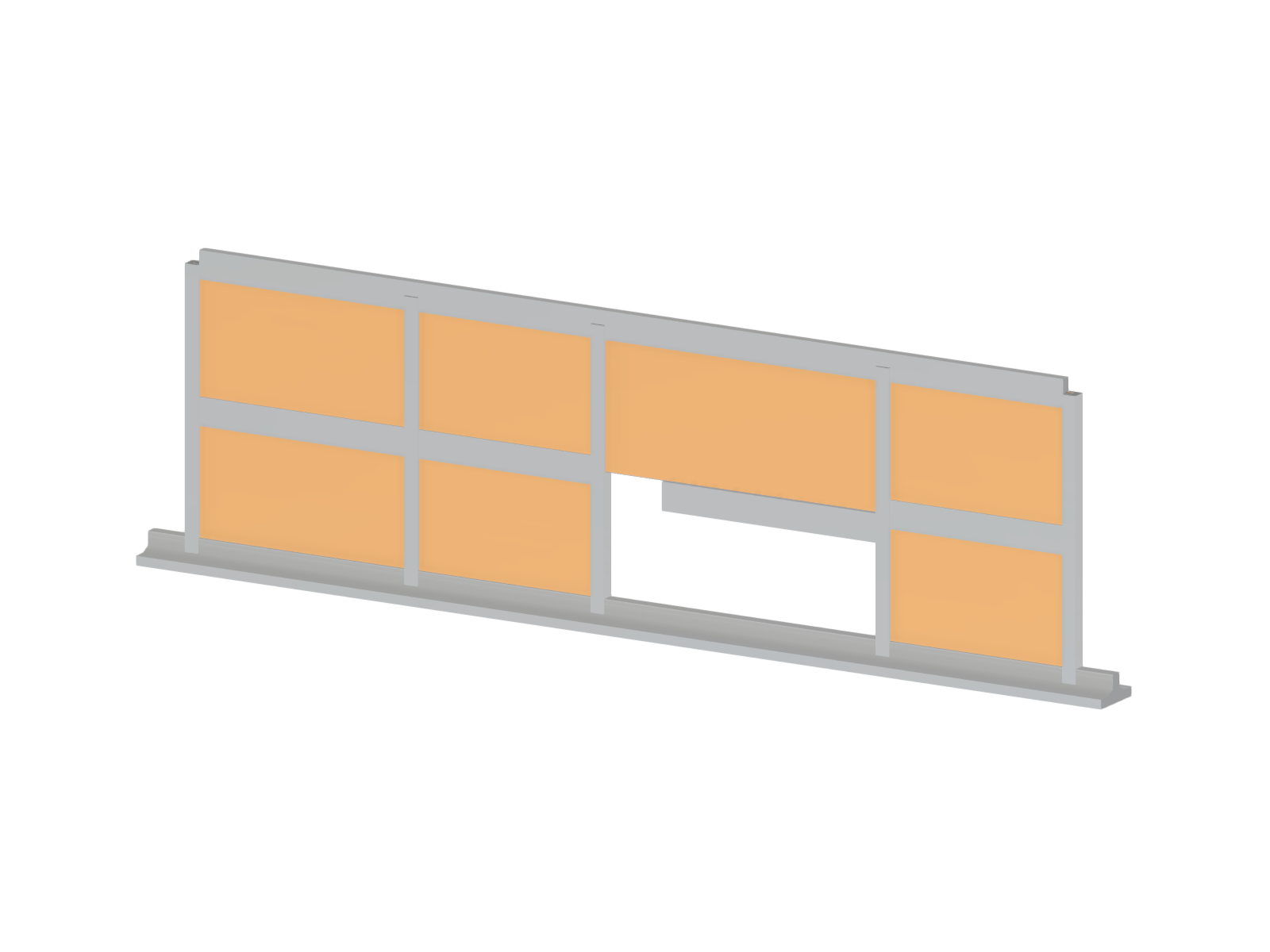 Model 004742 | Masonry Wall on Beam