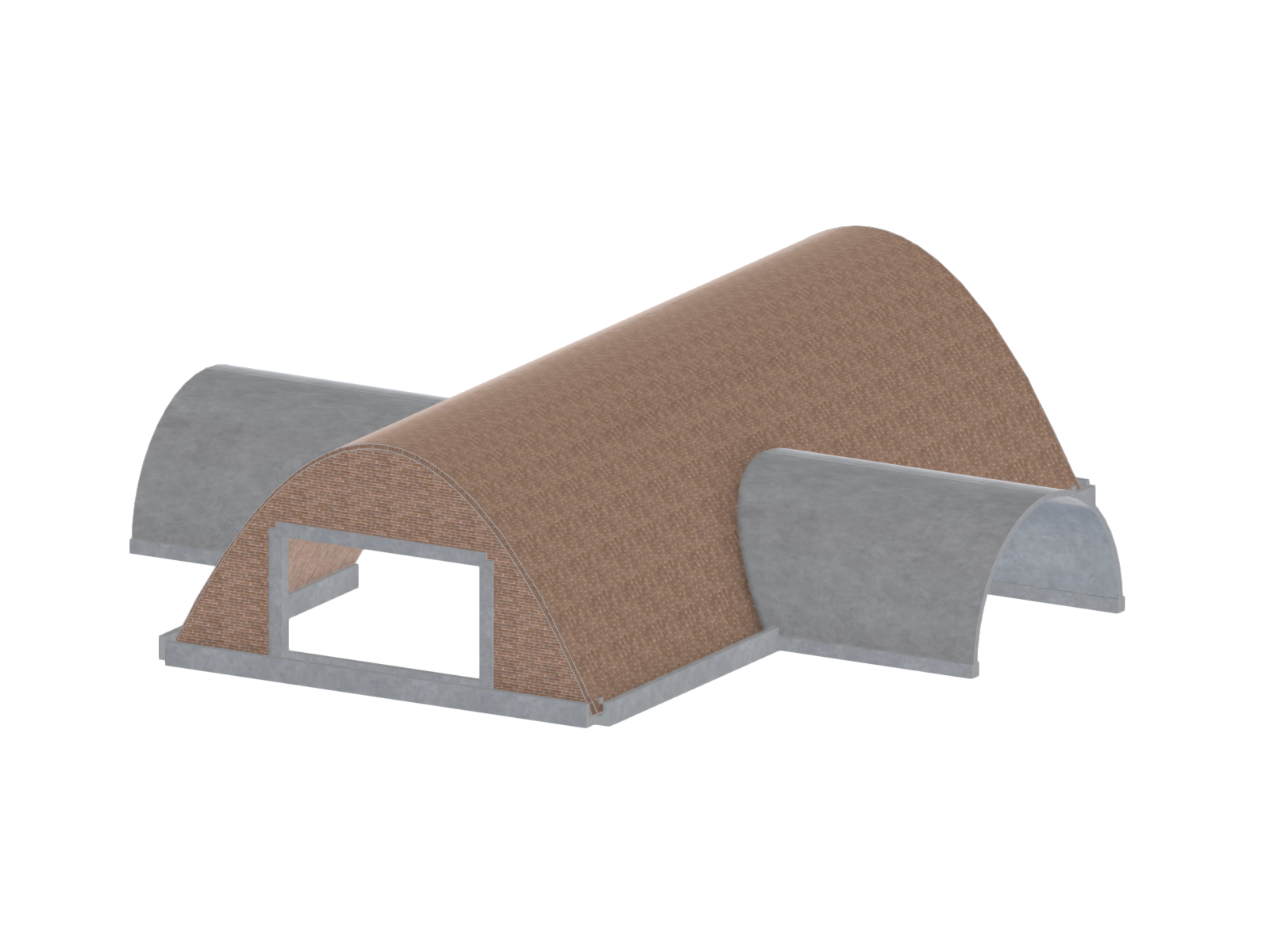 Model 004743 | Masonry Arched Vault