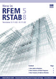 The brochure gives you a brief overview of new features in the current customer versions RFEM 5.11.02 and RSTAB 8.11.02 as well as the stand‑alone programs.