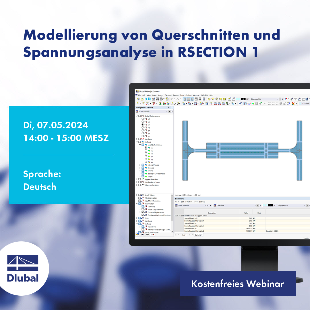 Cross-Section Modeling and Stress Analysis in RSECTION 1