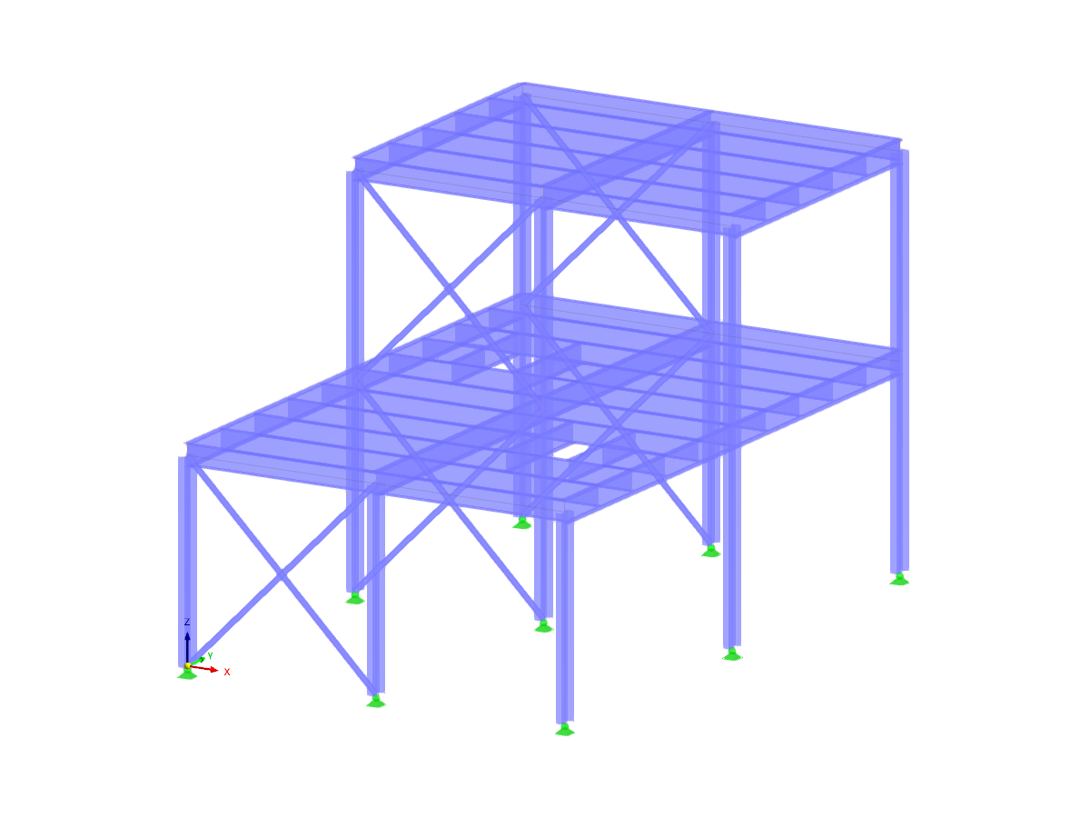 Model 004859 | Steel Structure | AISC 360/341-22