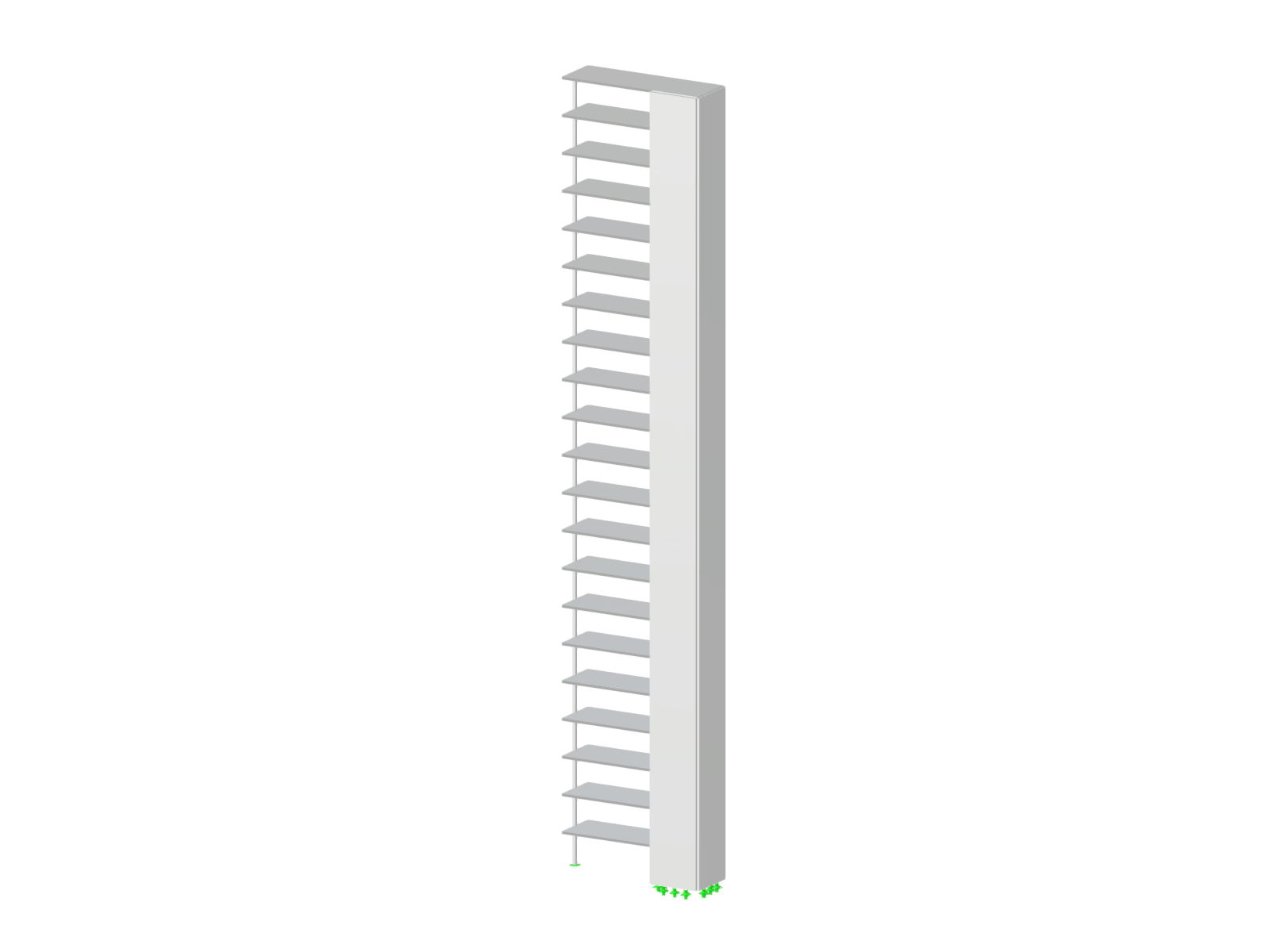 Model 004888 | Multi-Story Building Structure