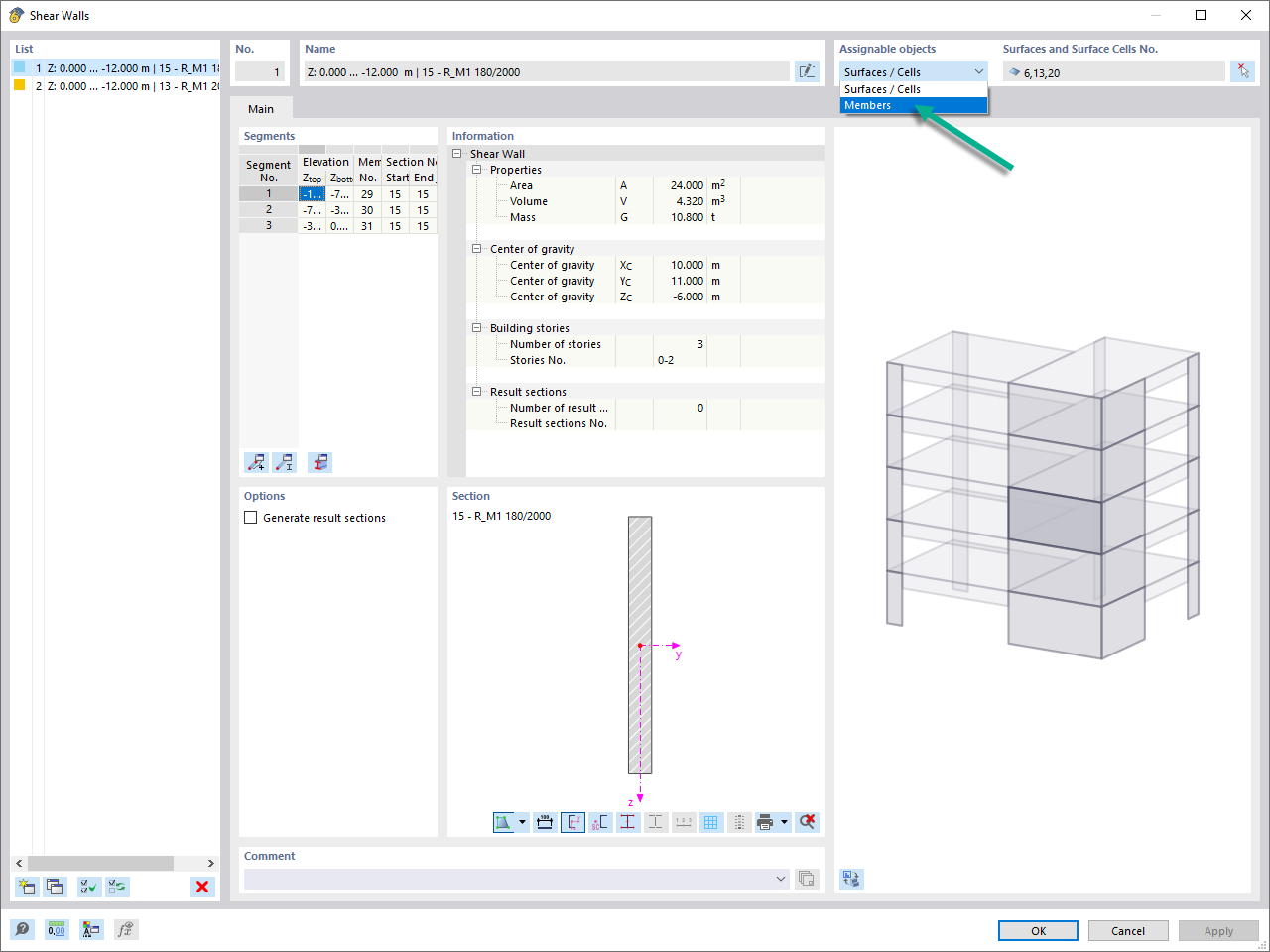 Feature 002825 | Shear Walls and Deep Beams Consisting of Members