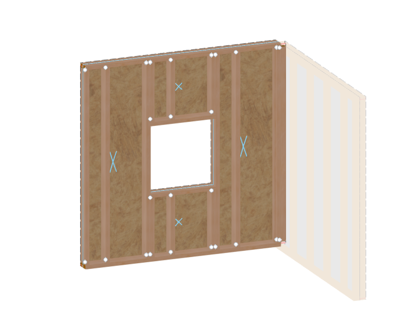 Opening in Beam Panel with Surface Cells