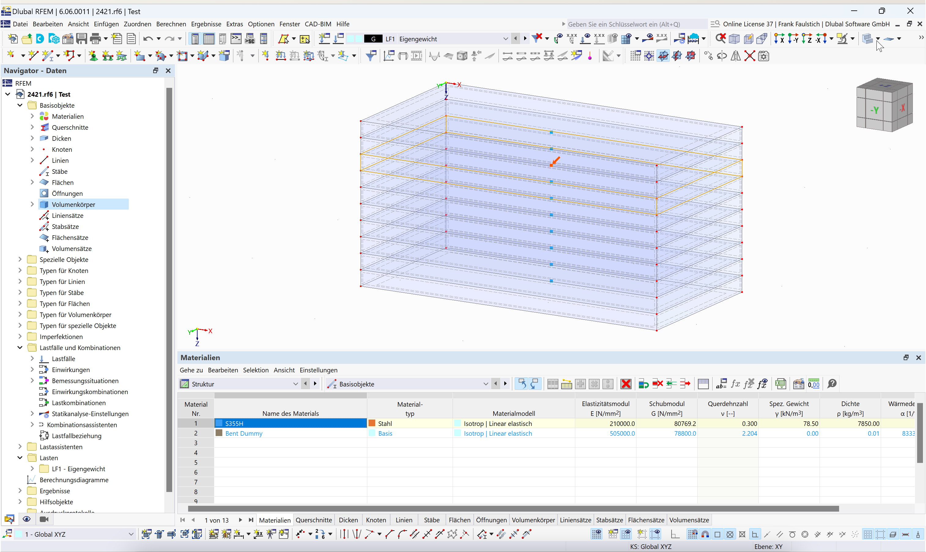 FAQ 005547 | How do I find a solid with a certain number in RFEM 6?