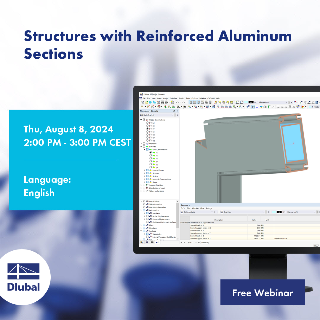 Structures with Reinforced Aluminum Sections