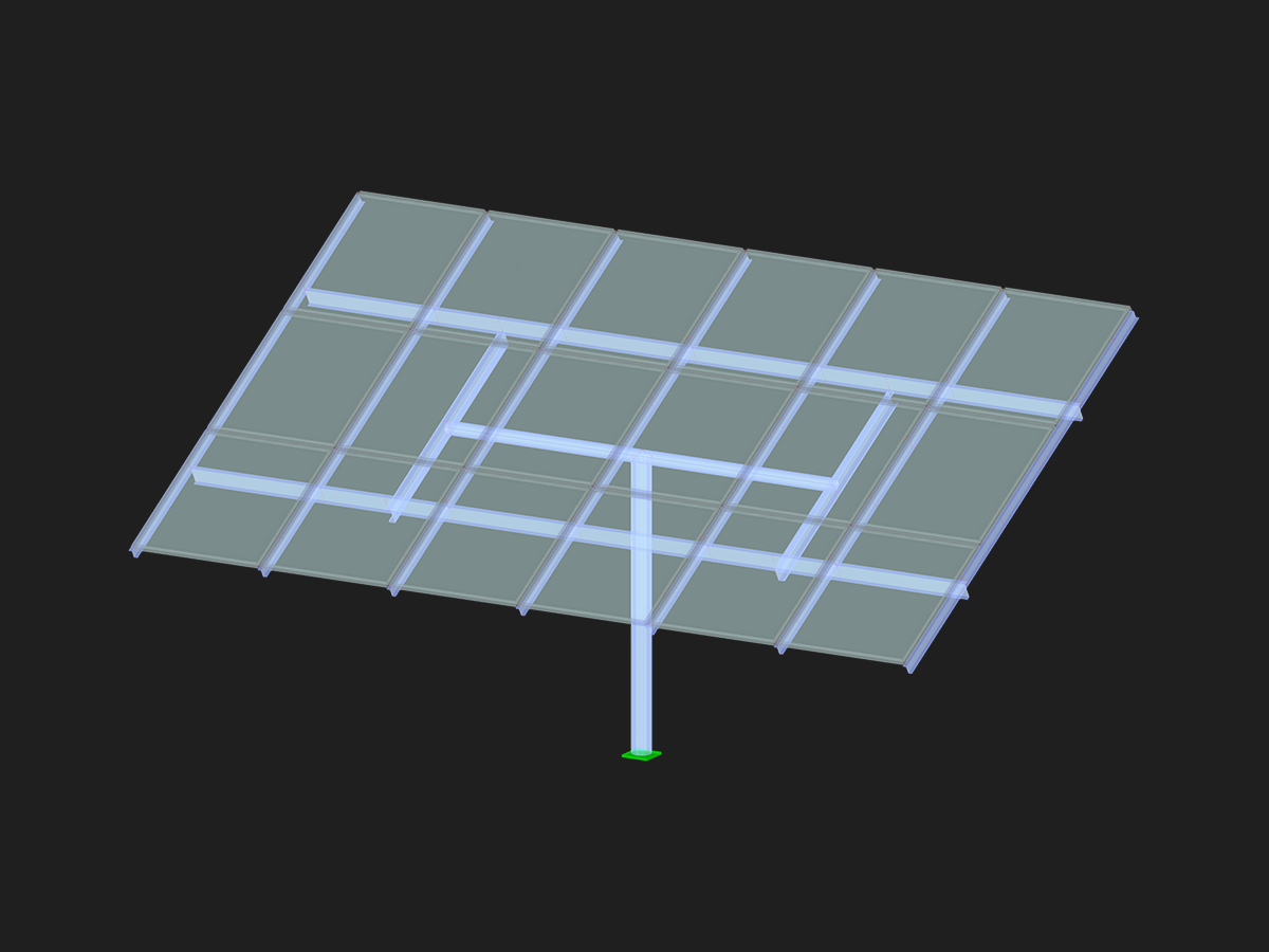 Wind Action on PV Tracker System