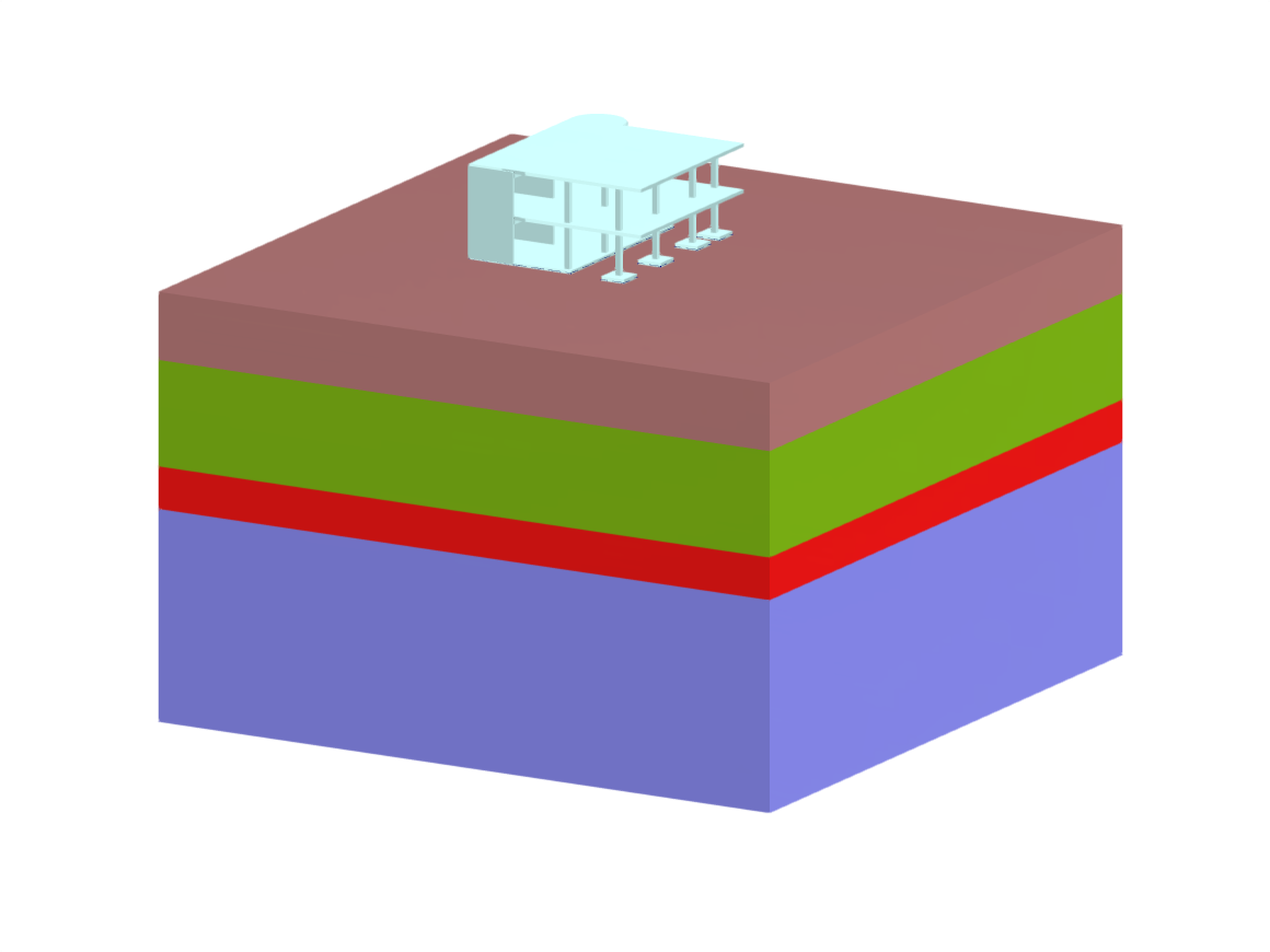 Model 004996 | Building on Soil Massif with Modified Hardening Soil Model