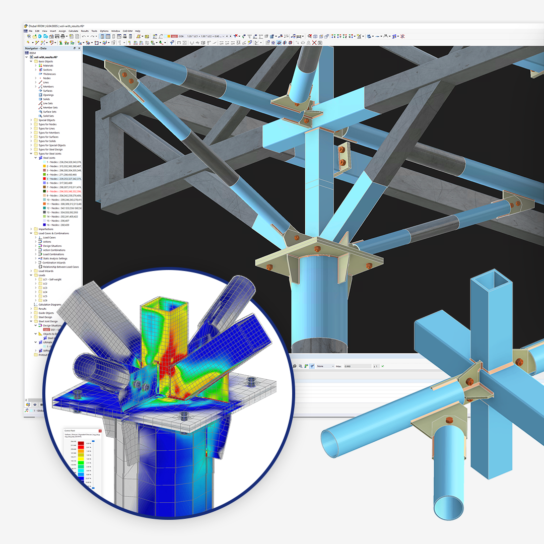 Experience the enhanced capabilities of our Steel Joints add-on through a live example!