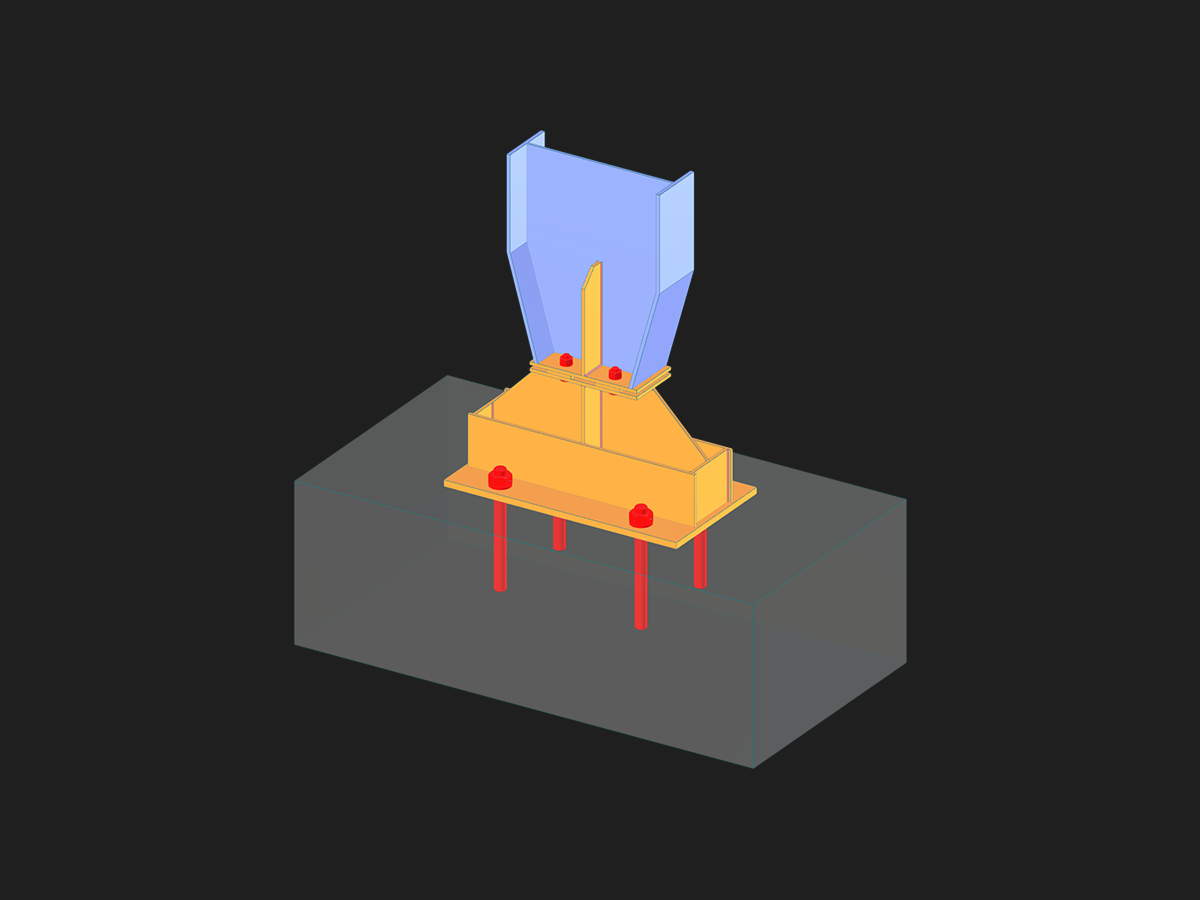 Steel Column Base Connection