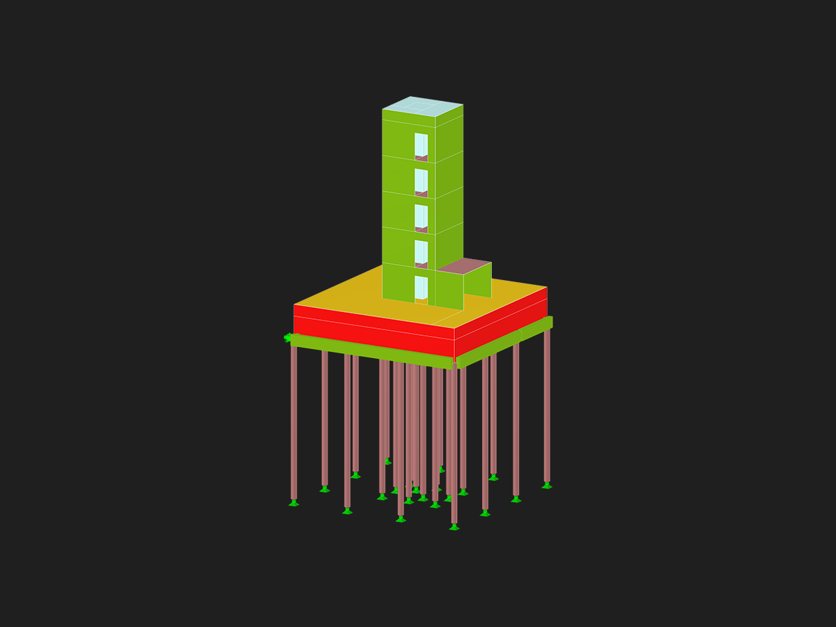 Five-Story Timber Structure and Reinforced Concrete Shaft Foundation