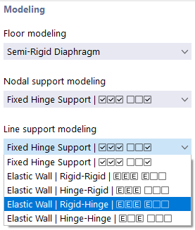 Modeling Nodal and Line Supports of Story