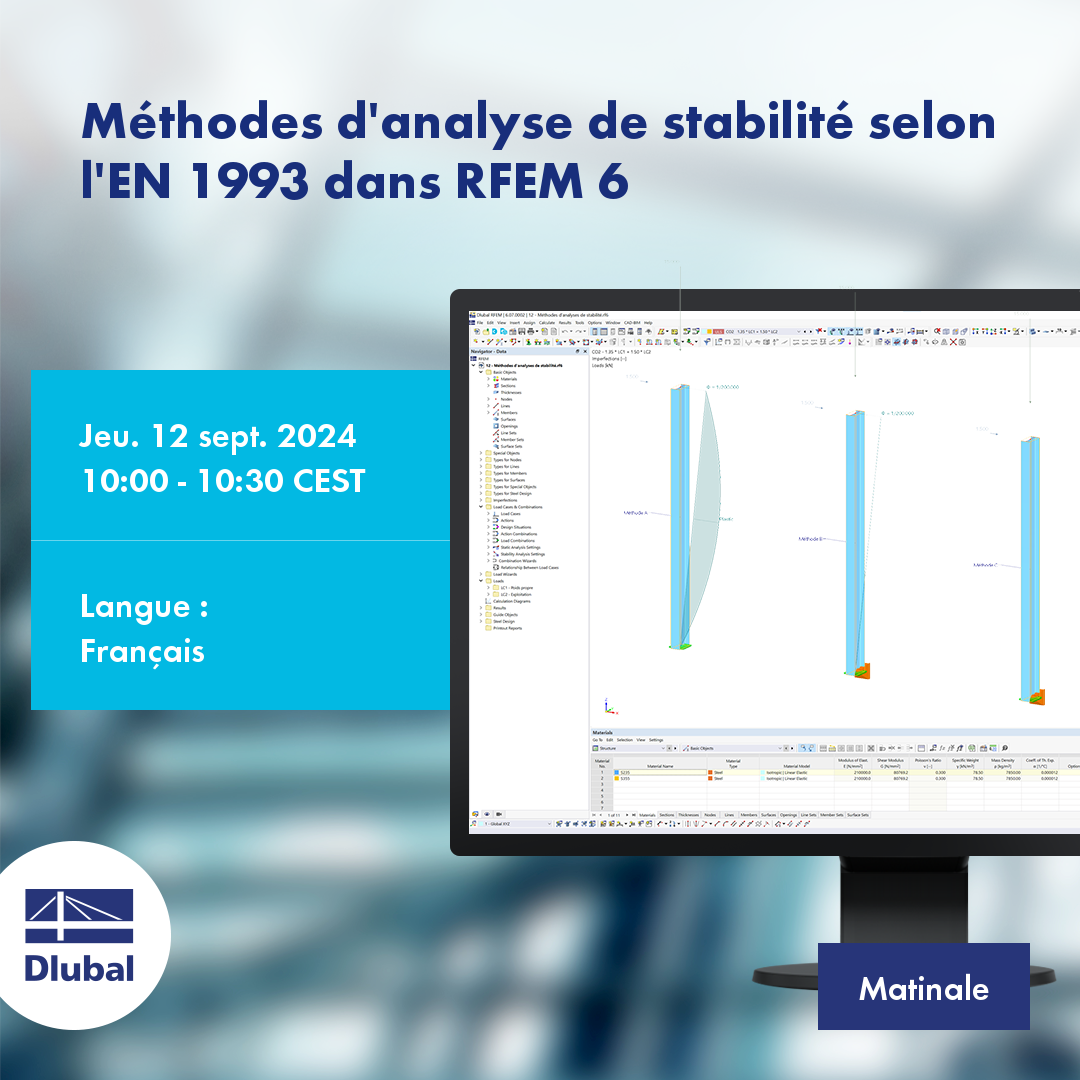 Stability Analysis Methods According to EN 1993 in RFEM 6