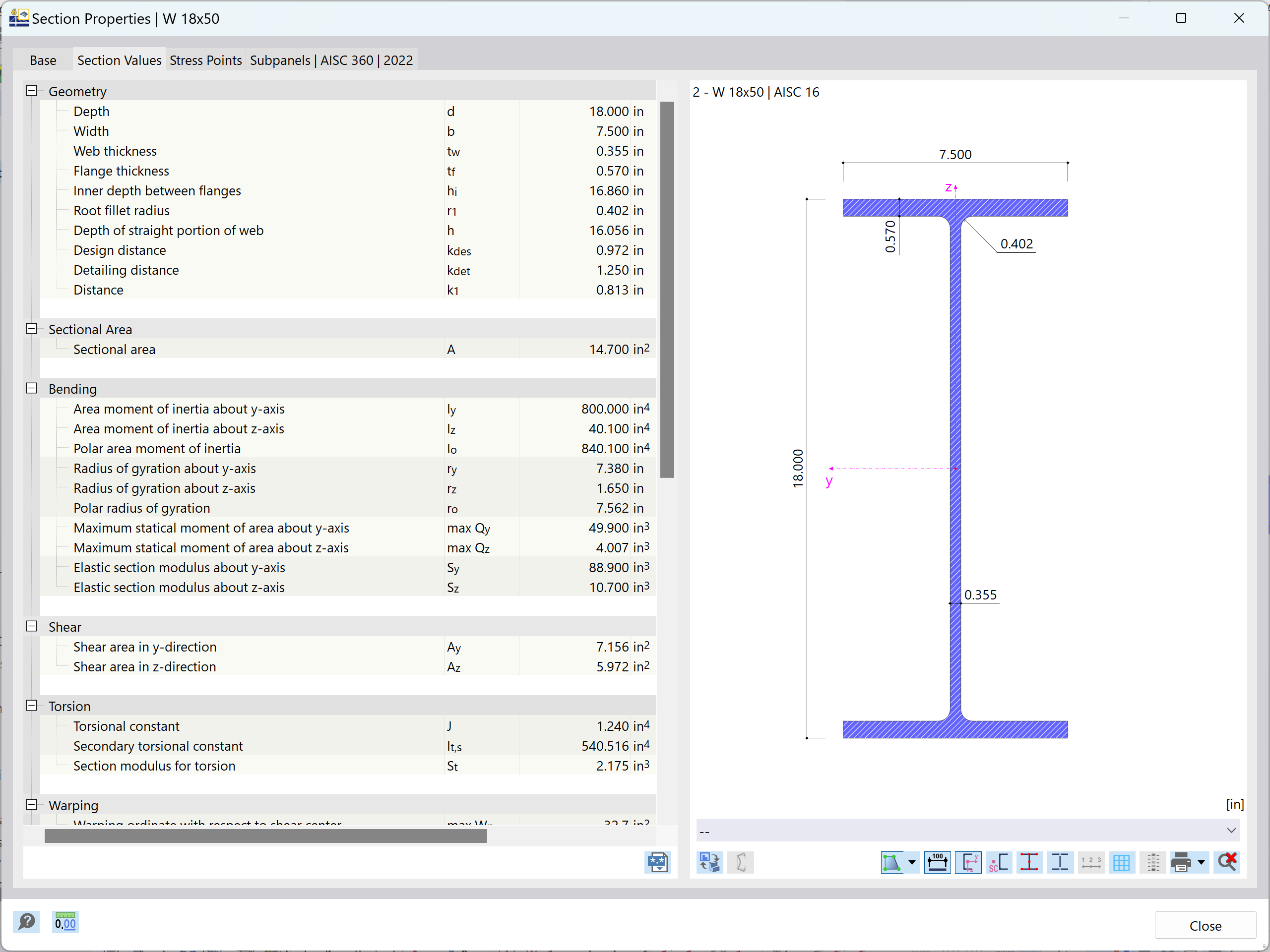 KB 001884 | AISC Chapter F Lateral Torsional Buckling Versus Eigenvalue Calculation Methods Compared in RFEM 6