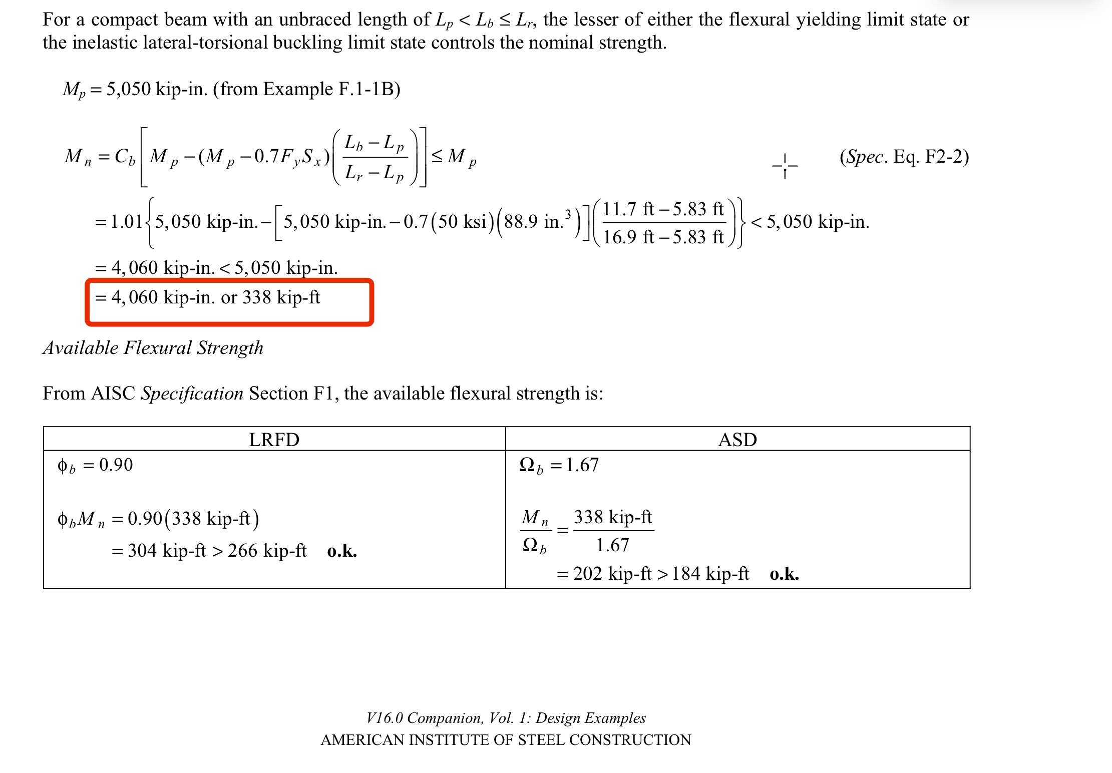 KB 001884 | AISC Chapter F Lateral Torsional Buckling Versus Eigenvalue Calculation Methods Compared in RFEM 6