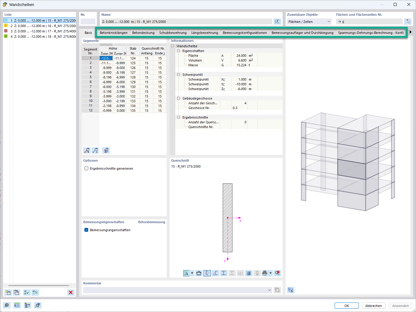 Feature 002856 | Design Properties of Shear Walls and Deep Beams