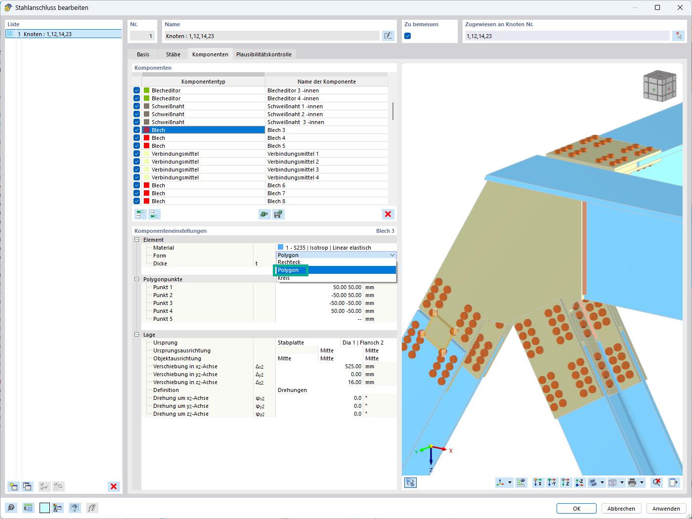 Feature 002858 | "Plate" Component with Polygonal Geometrical Shape