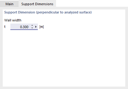 Defining Support Dimensions