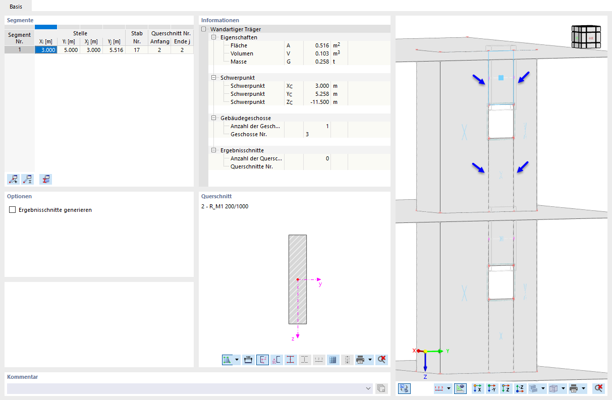 Creating Surface Cell by Internal Lines for Deep Beam