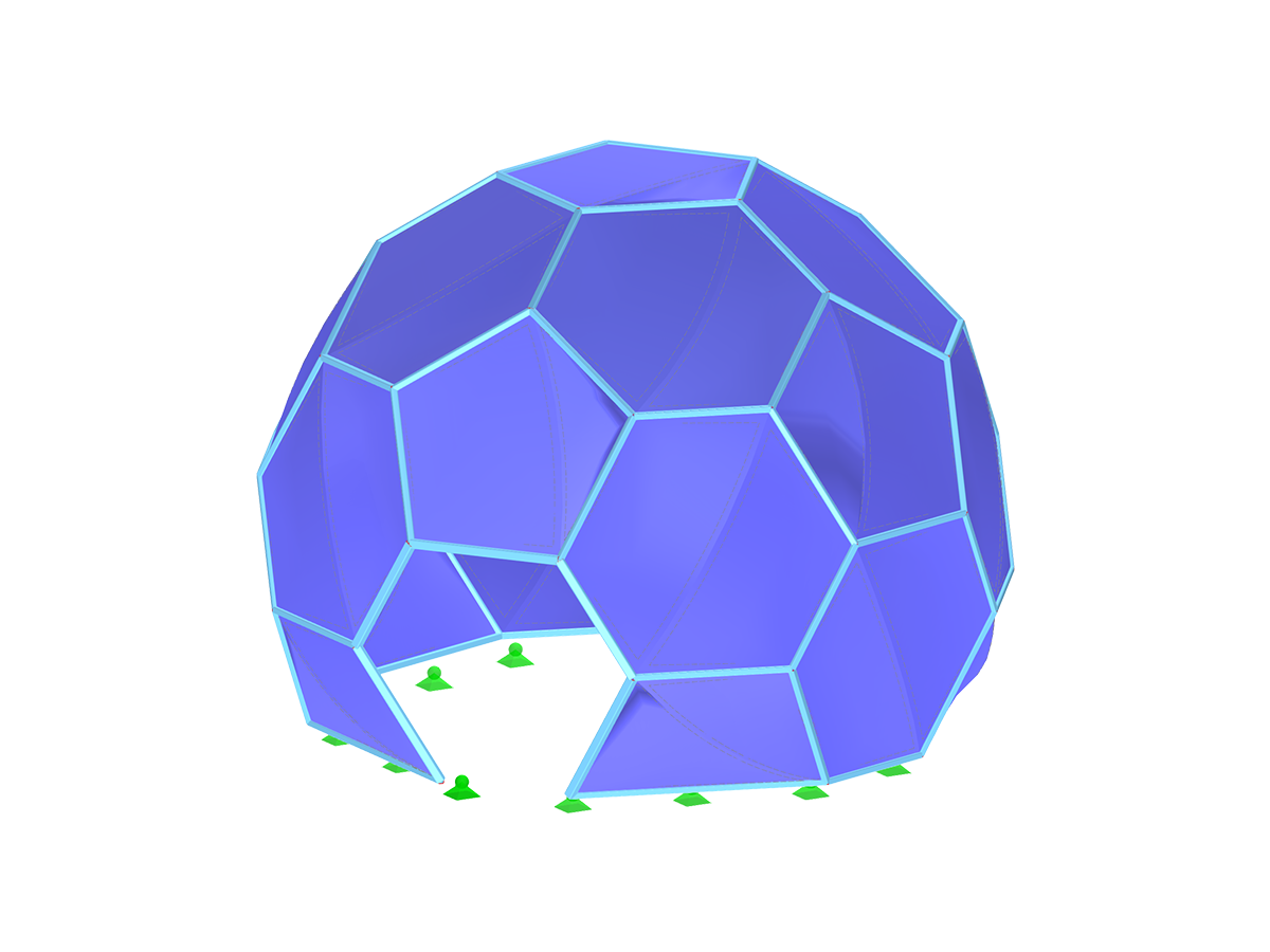 Enclosure in Form of Soccer Ball with Pneumatic Cushions