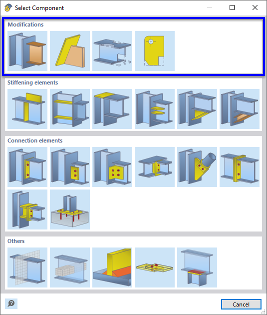 Components for Modifications