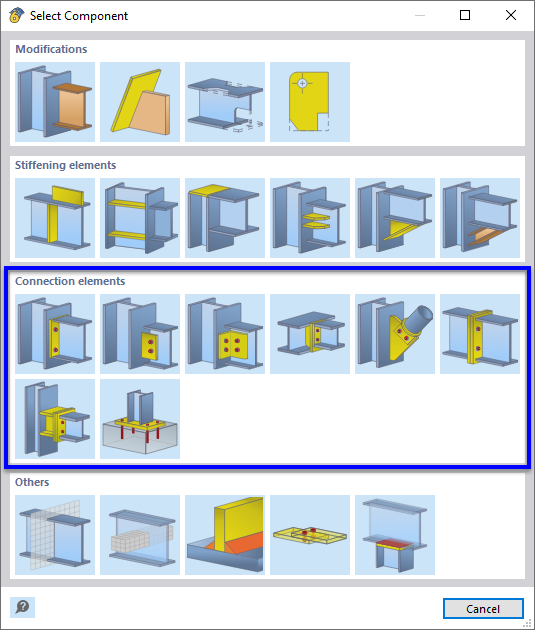 Components for Connection Elements