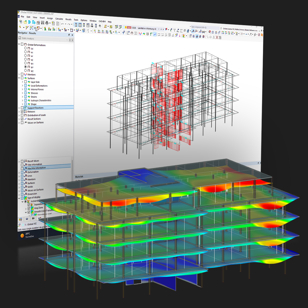 Graduation Thesis | Building Bracing Desing of Complex, Irregular Building Structures Using FEA Software