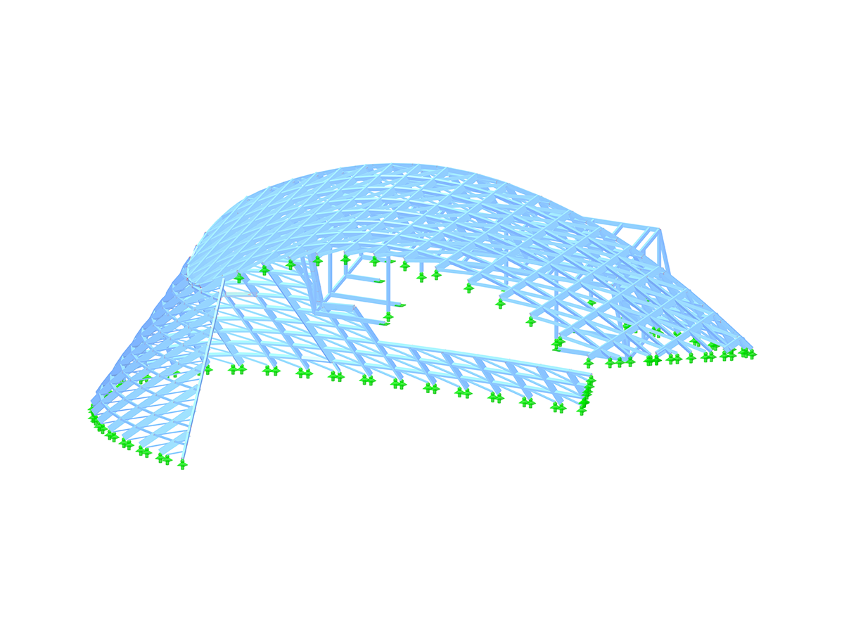 Facade Structure Made of Steel