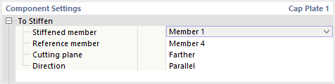 Assigning Members and Defining Type of Cut