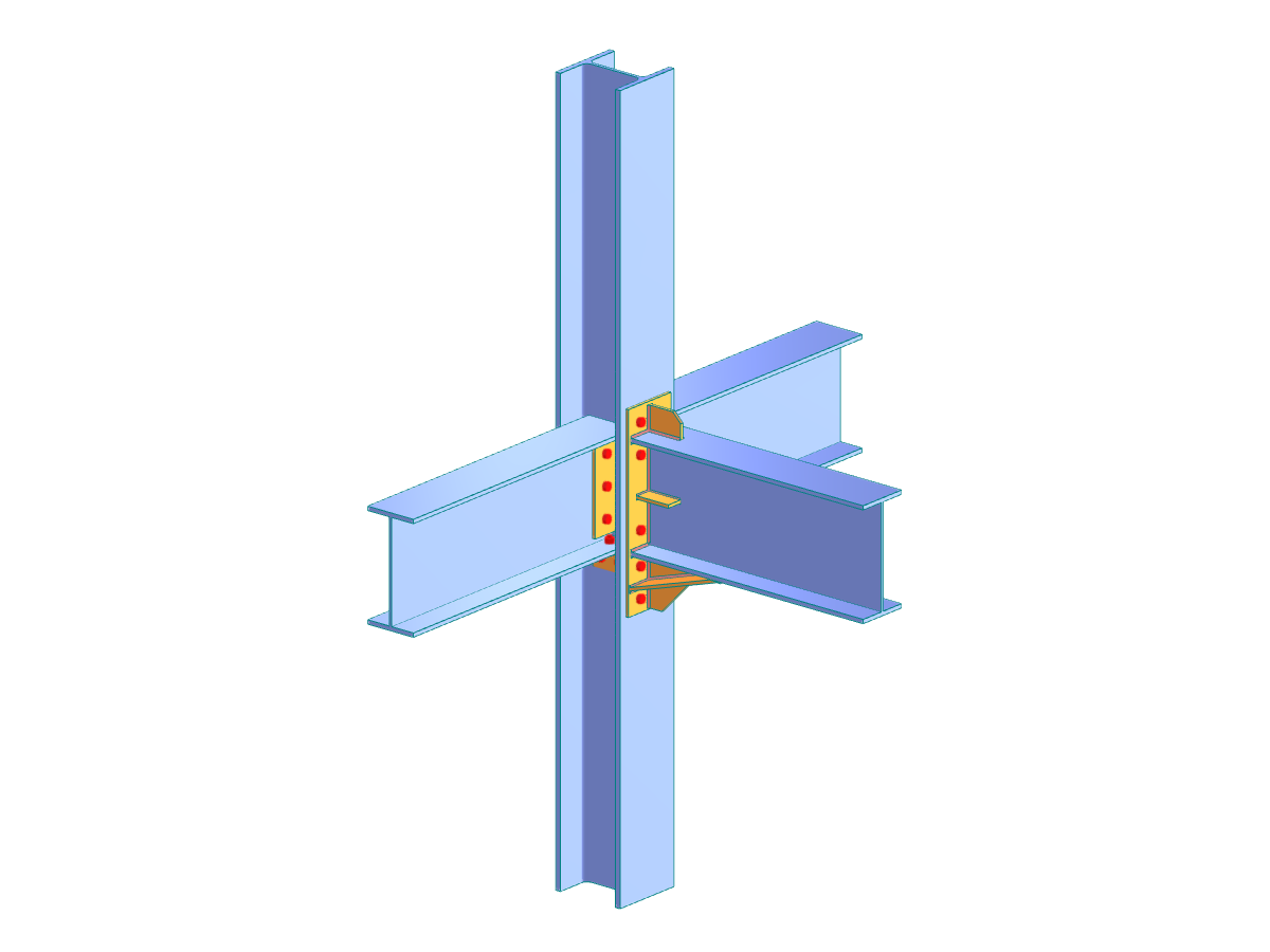 Model | Use of Rib Component to Model Stiffened Steel Connections