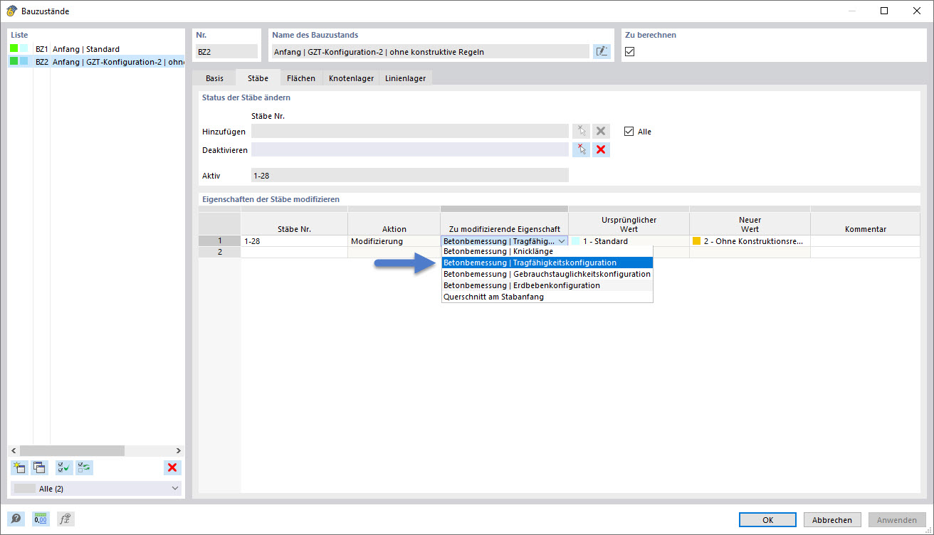 FAQ 005599 | How can I perform member design by case for different settings in the design configuration?