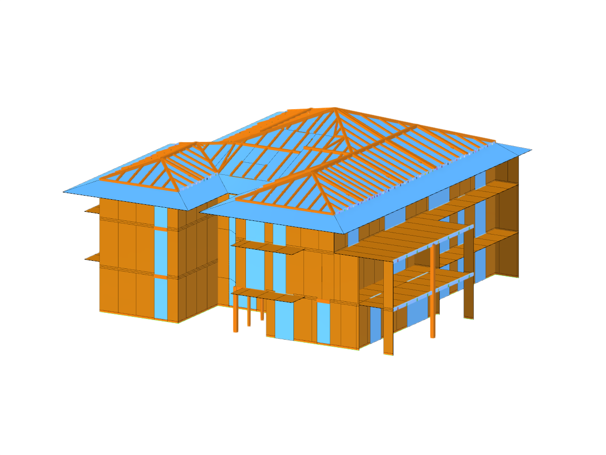 Model 005050 | CLT Multi-Story Building