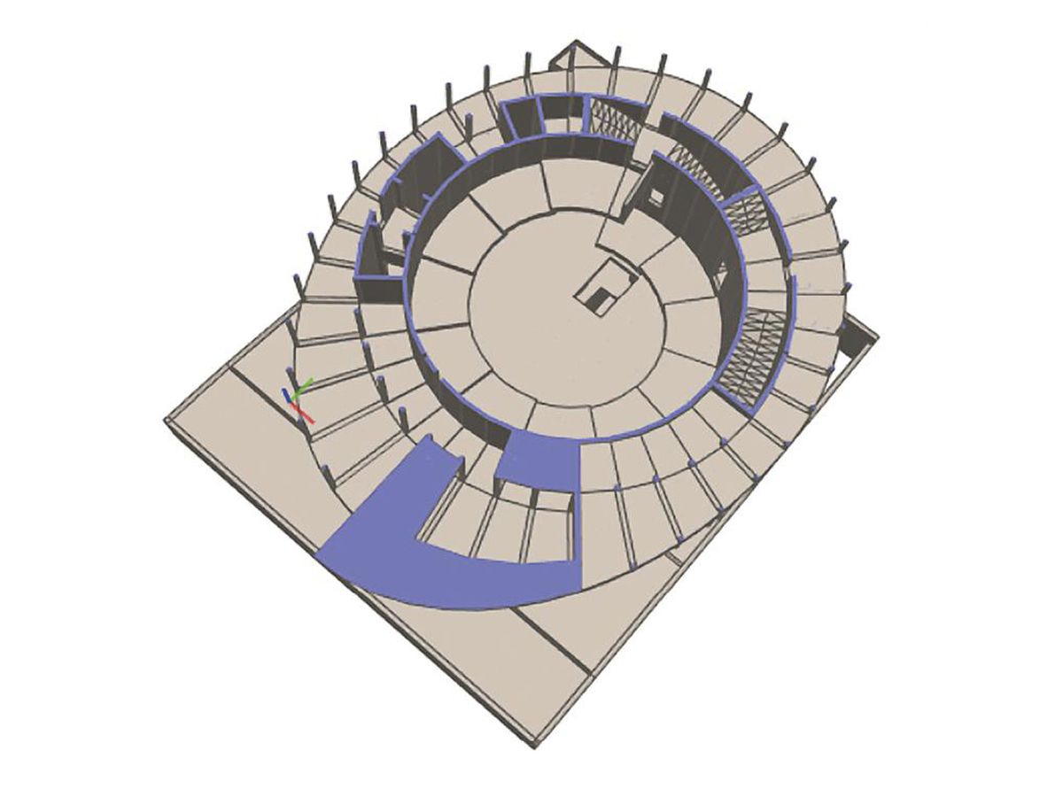 Supporting Structure of Czech Pavilion at EXPO 2025