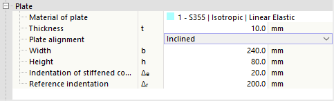 Defining Plate Parameters