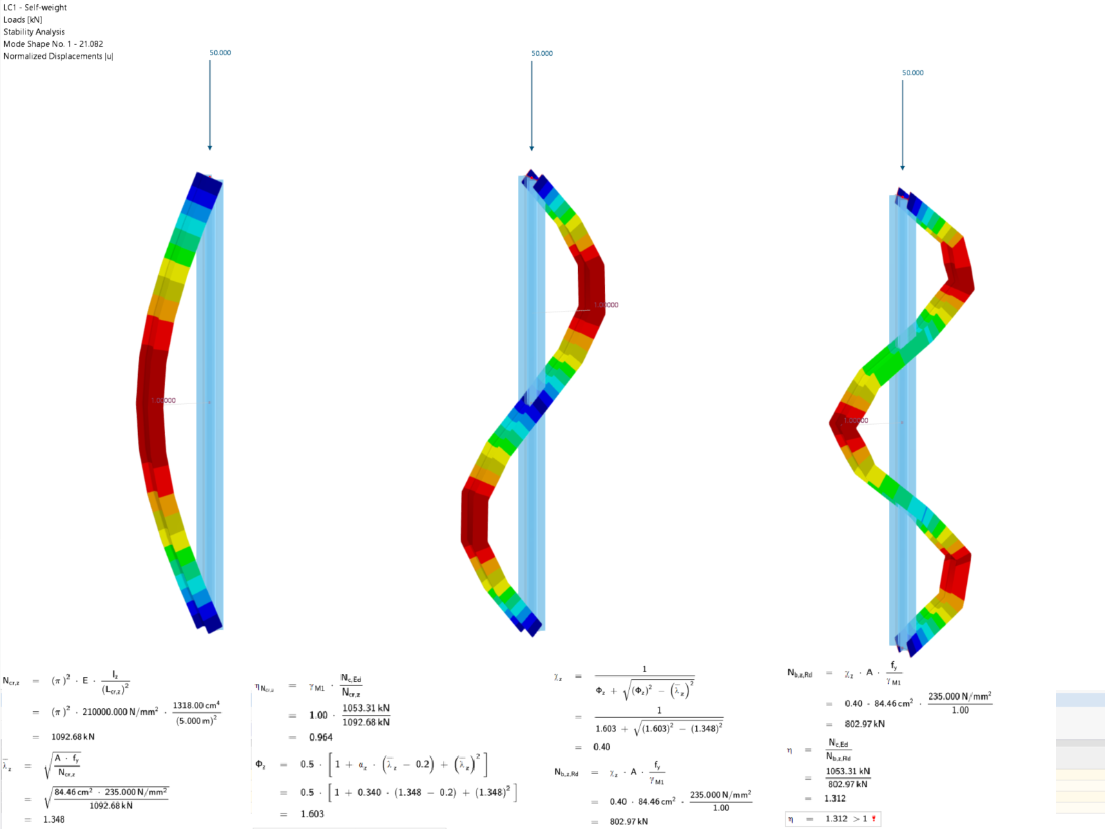 KB 001897 | Determination of Imperfections in Design Check Formulas of Flexural Buckling Analysis