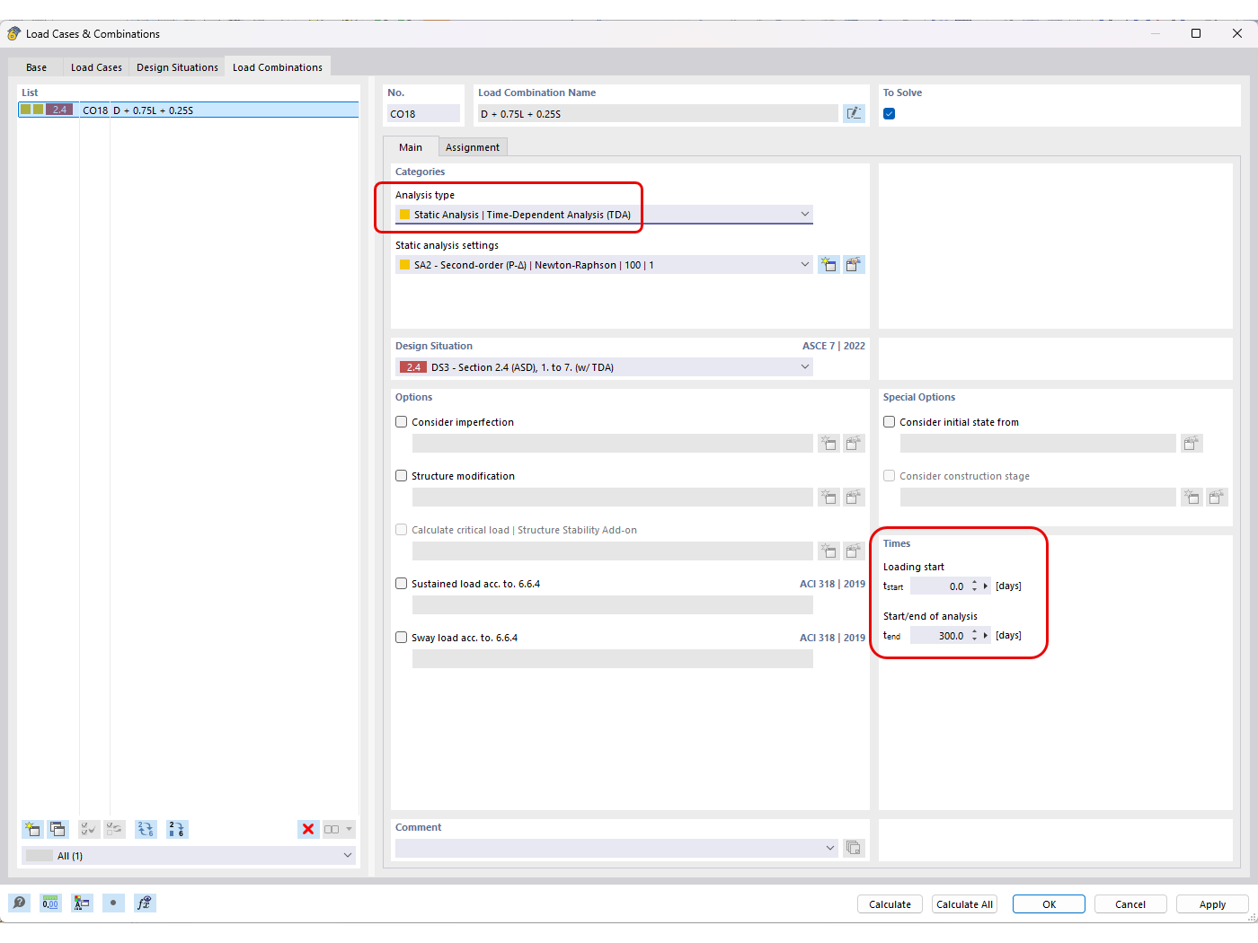 KB 1892 | ACI 318 and CSA A23.3 Concrete Design Long-Term Deflection Consideration