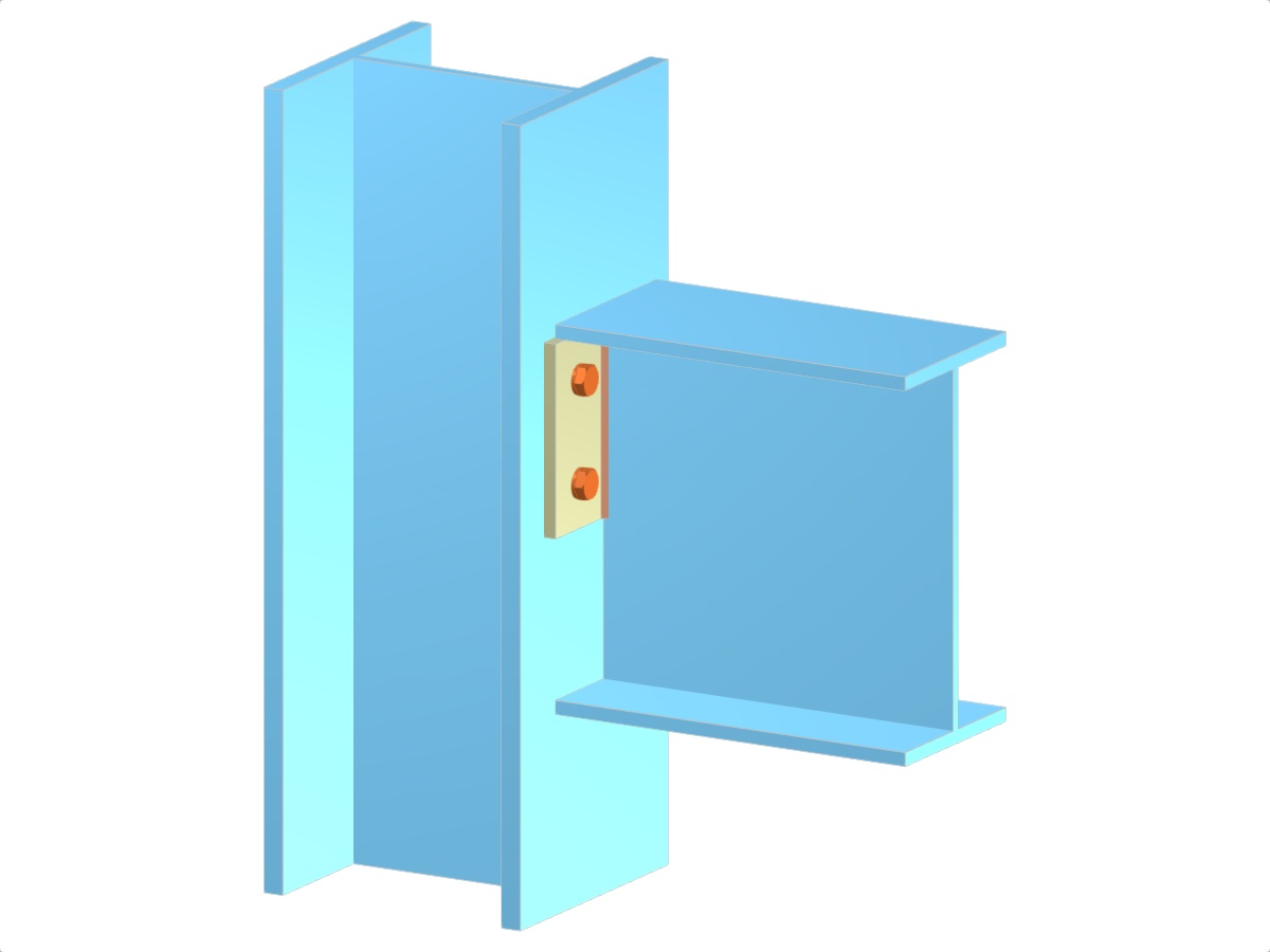 Model 005118 | Pinned Beam to Column