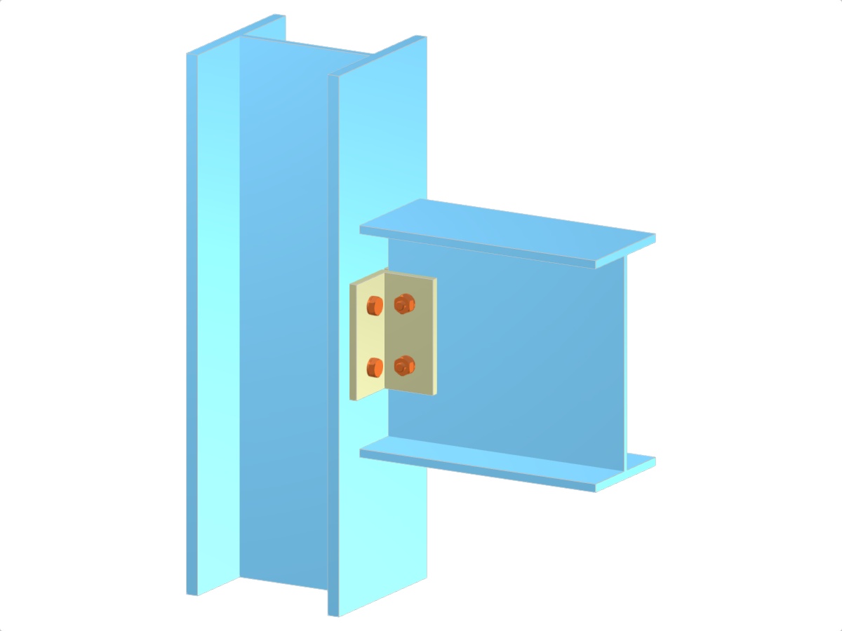 Model 005119 | Beam to Continuous Column